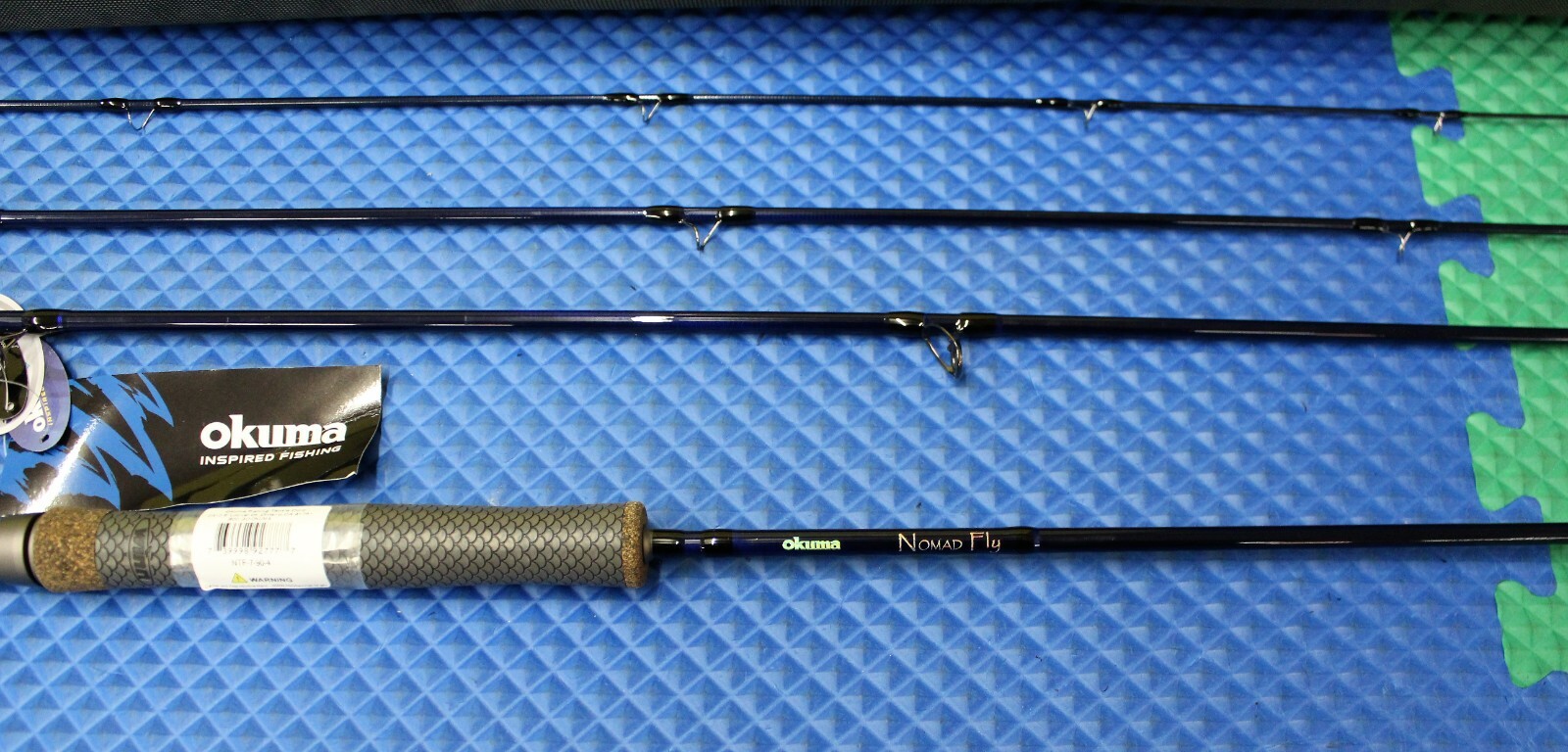 Okuma Nomad Fly Rod 9′ 0″ 4-Pc With Soft Sided Storage Bag NTF-7-90-4