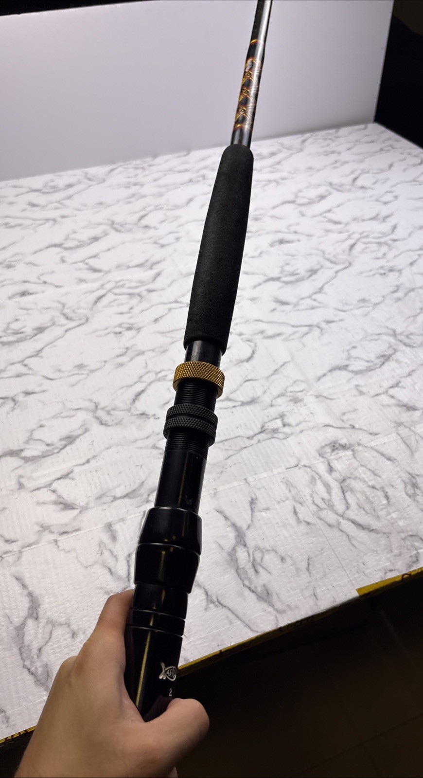 Custom Made Fishing Rod With AFTCO Curved Butt #2 Offshore Big Game Pole