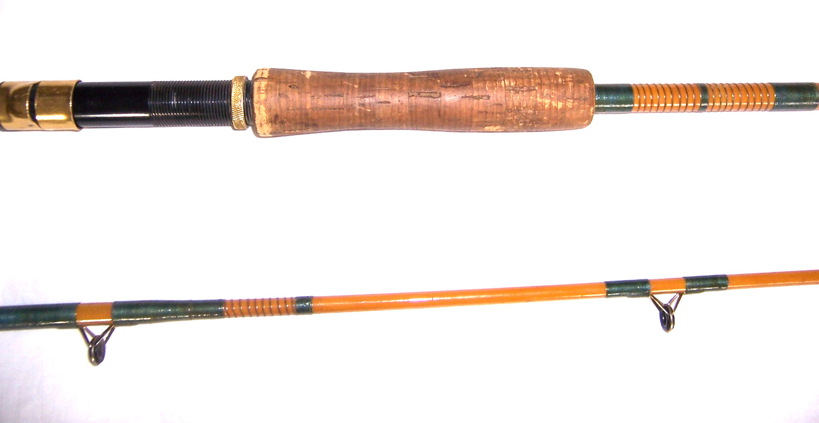 VINTAGE FENWICK FL102-7 GLASS 2 PC FLY ROD 8.5 Ft Stamped To Danny From Don Fern