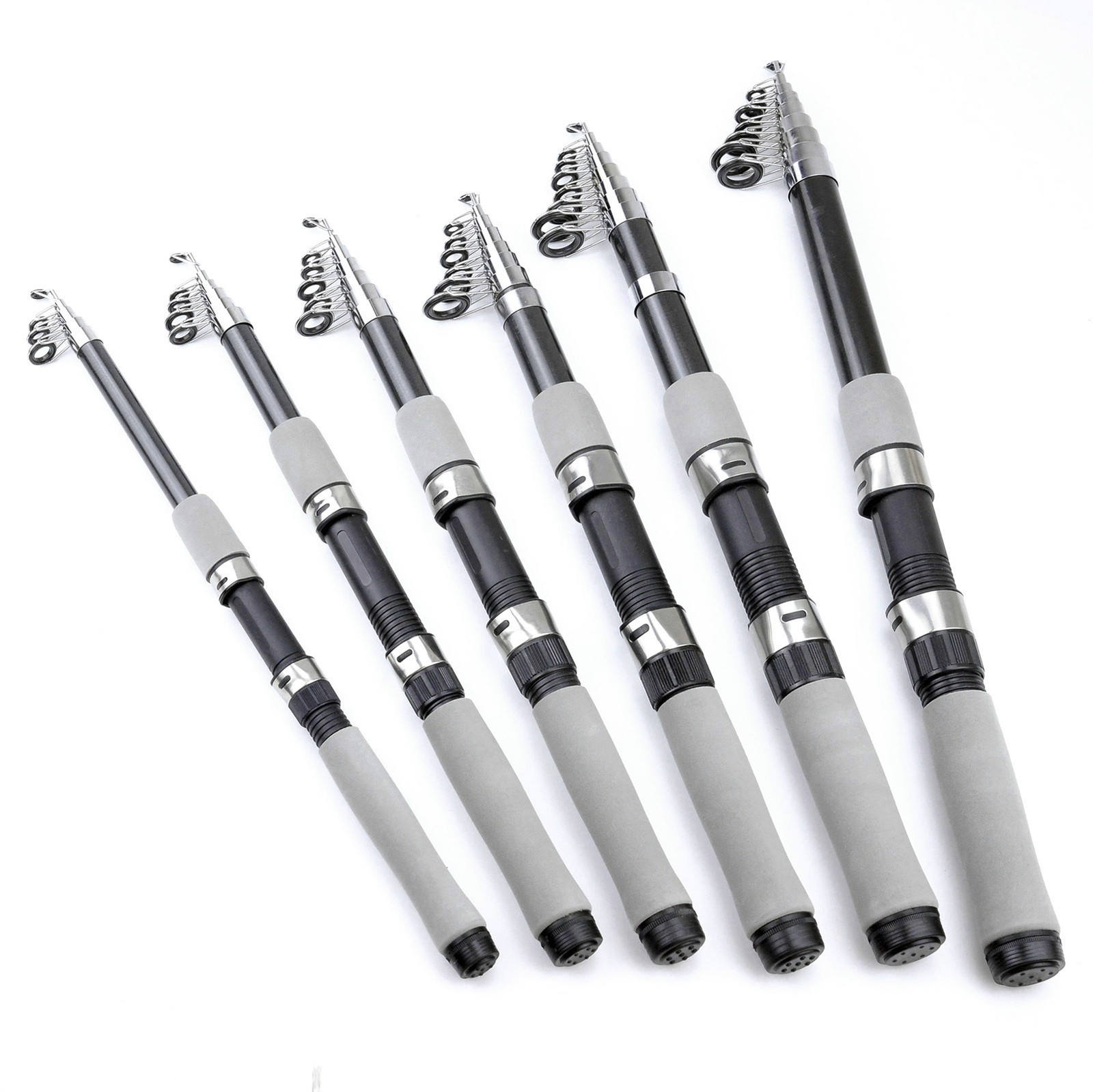 Telescopic Fishing Rod Fiberglass Spinning Rod Medium Fast Action Sensitivity