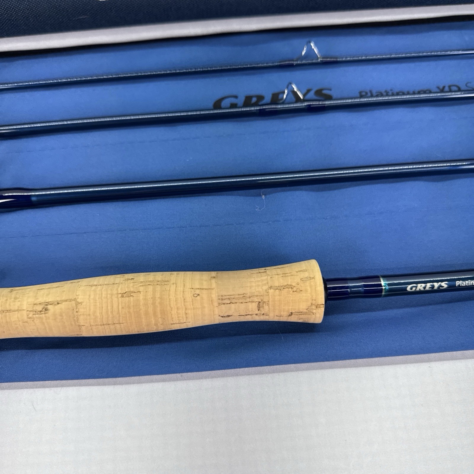 Greys Platinum XD 9’ #7 4 Piece Saltwater Fly Fishing Rod Sock and Case