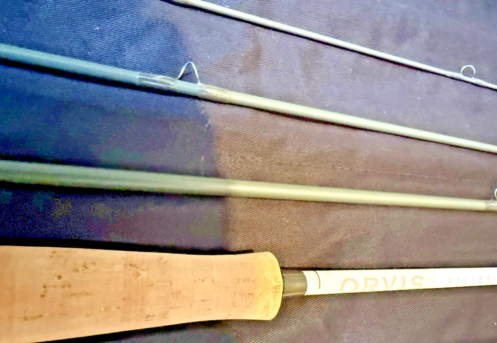 Orvis Helios F 8 Foot 4 Inch #3 4 Piece Trout Fly Rod with Bag & Travel Tube