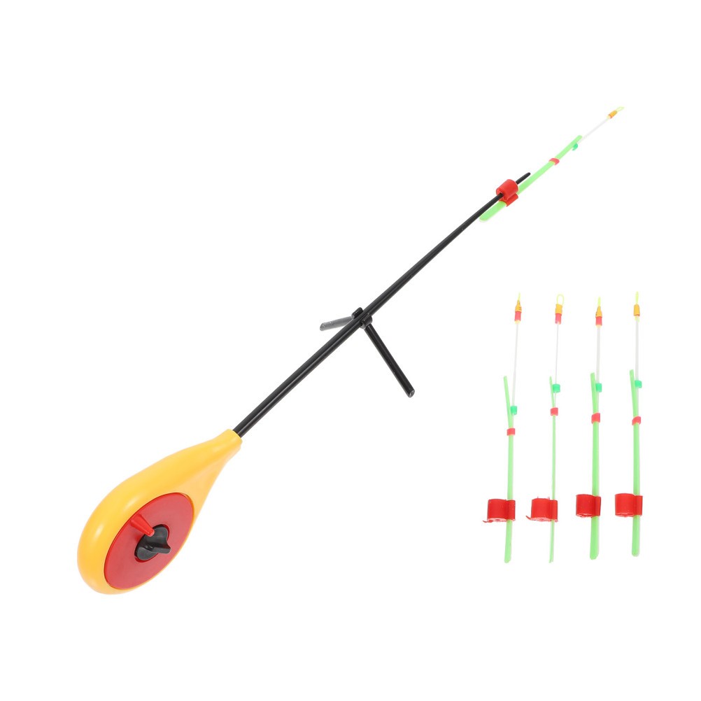 1 Set Durable Ice Fishing Stick Compact Portable Outdoor Fishing Rod