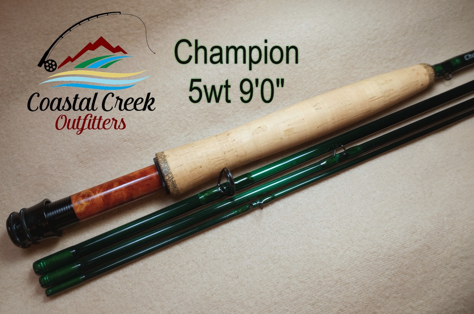 Coastal Creek Outfitters Champion Custom Built Fly Rod 5wt built for you