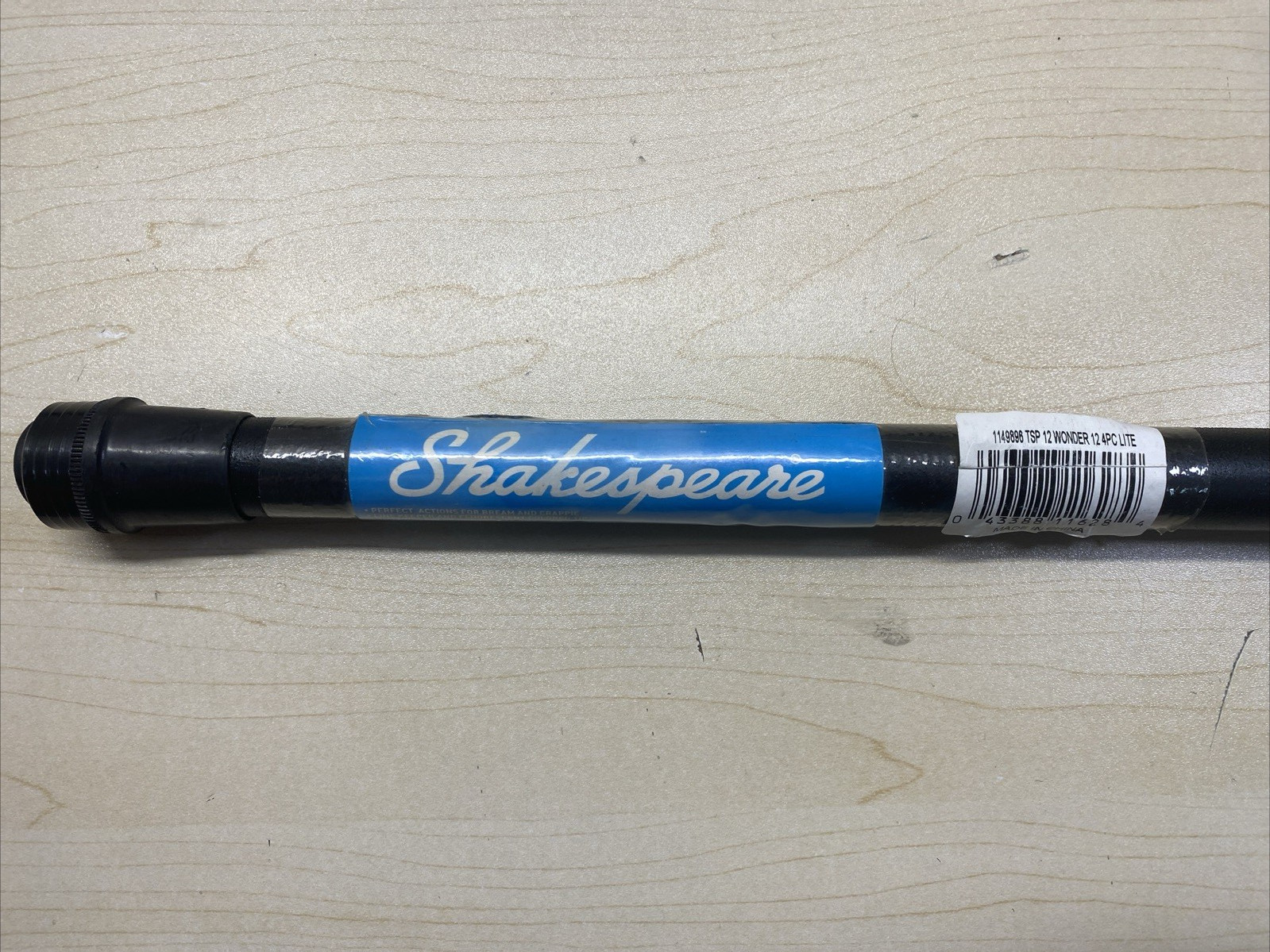 Shakespeare Wonderpole Fishing Rod Telescopic TSP12 12’ 4pc Crappie NEW Read