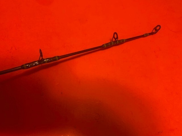 CUSTOM BUILT GLOOMIS BB965 GL2 8 FOOT 15 TO 30 LB. CONVENTIONAL BAITCASTING ROD
