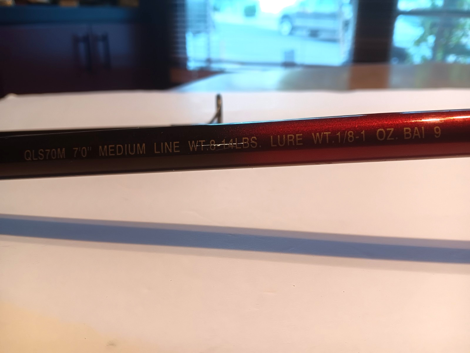 quantum lite 7′ two piece fishing pole # qls70m