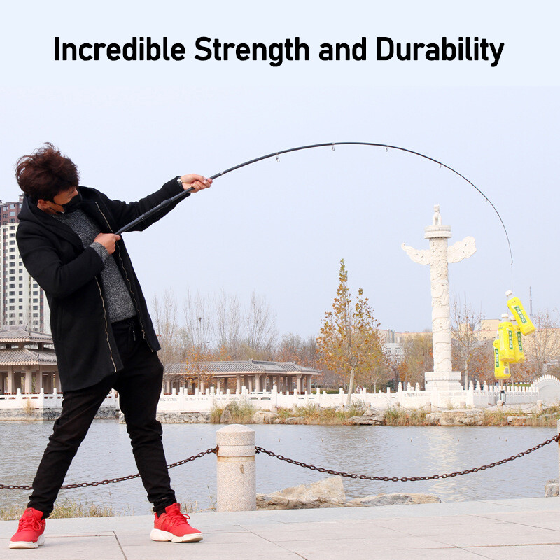 Mini Spinning Fishing Rod Carbon Fiber Telescopic Fishing Pole 1.8M-3M Saltwater