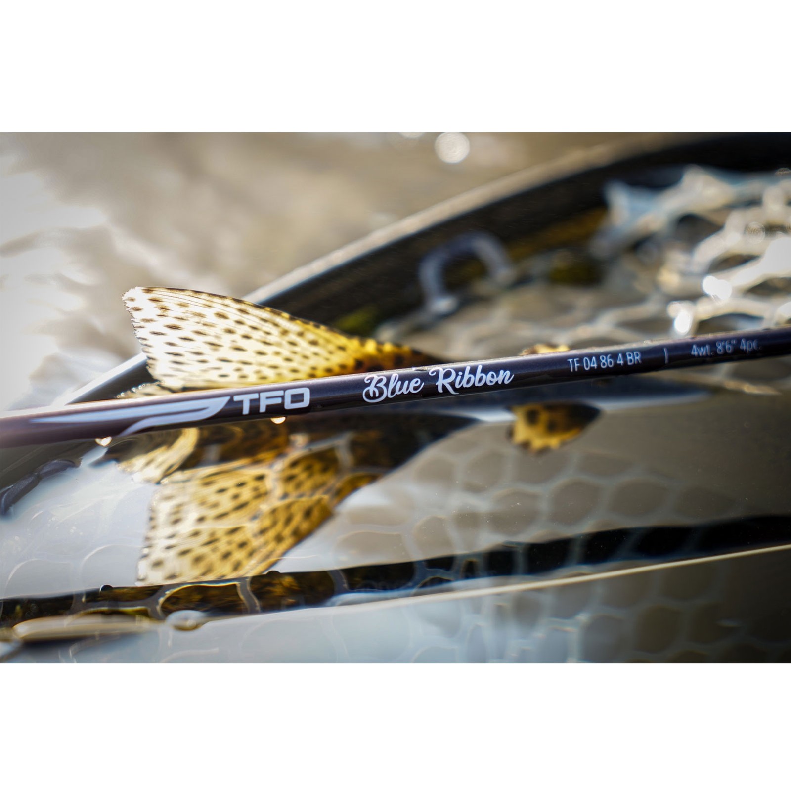 TEMPLE FORK OUTFITTERS 4 wt. 8’6″ 4 pc. Blue Ribbon Rod w/Case (TF-04-86-4-BR)