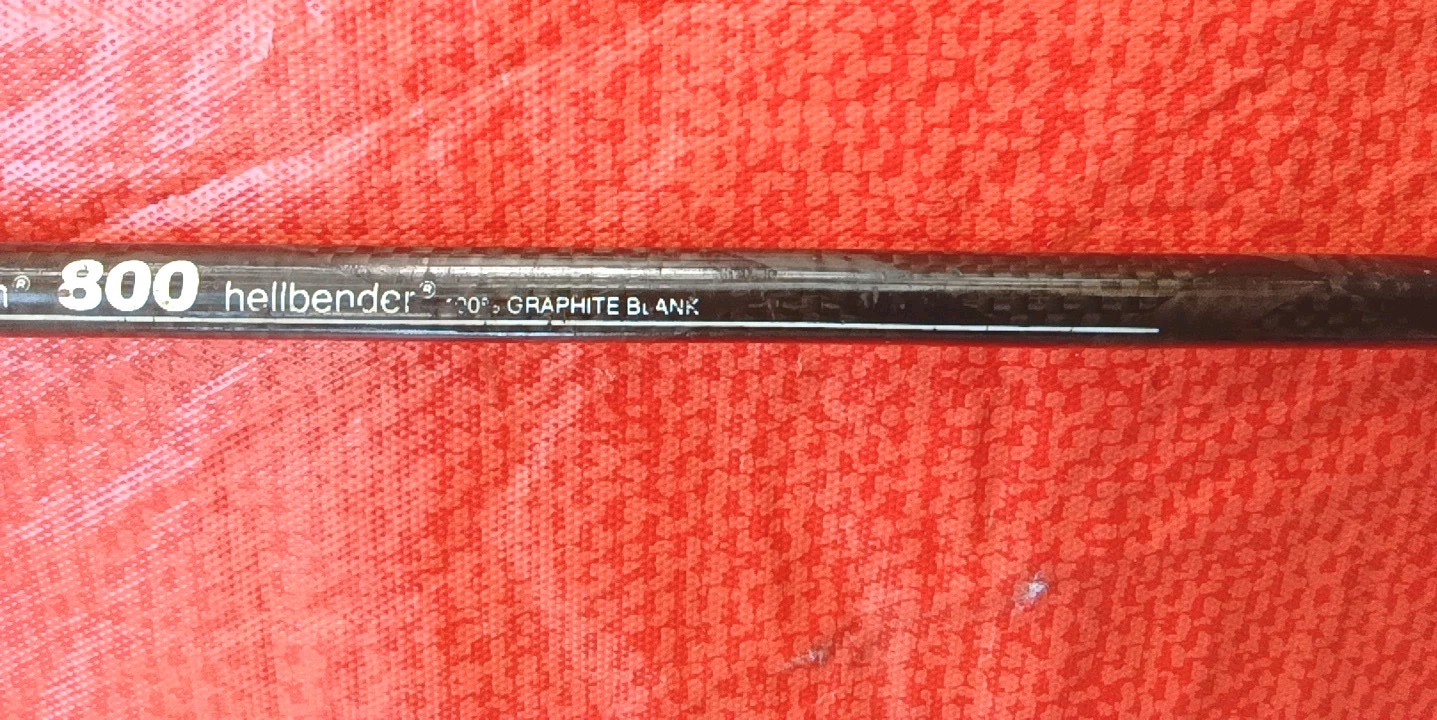 Abu Garcia Conolon 800 Hellbender XC 56 ML 66″ CASTING ROD 1 Piece RARE VTG 8