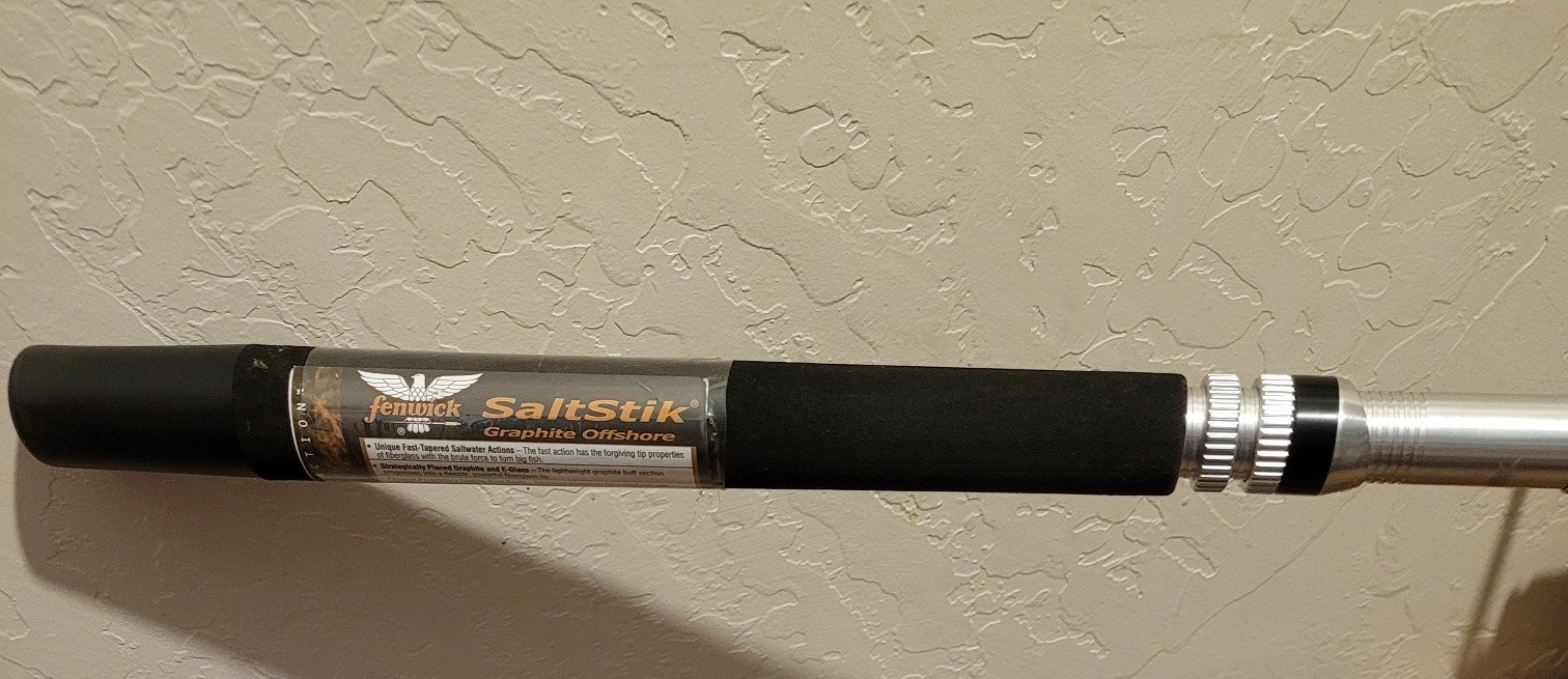 NEW FENWICK SALTSTIK GRAPHITE 7’0″ 15 TO 40 LB CONVENTIONAL FISHING ROD