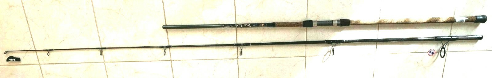 2-PC 12′ Spinning Surf Rod w/ Fuji Guides&Reel Seats Value of $239 (New)