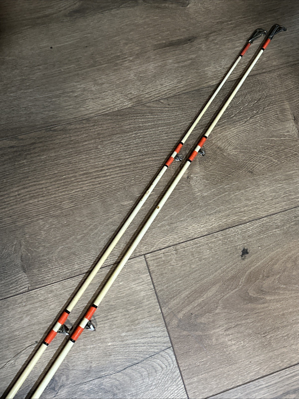 Vintage Pair Of St Croix Viking 7704-M 6’0’ fishing rods, 10-30 LB