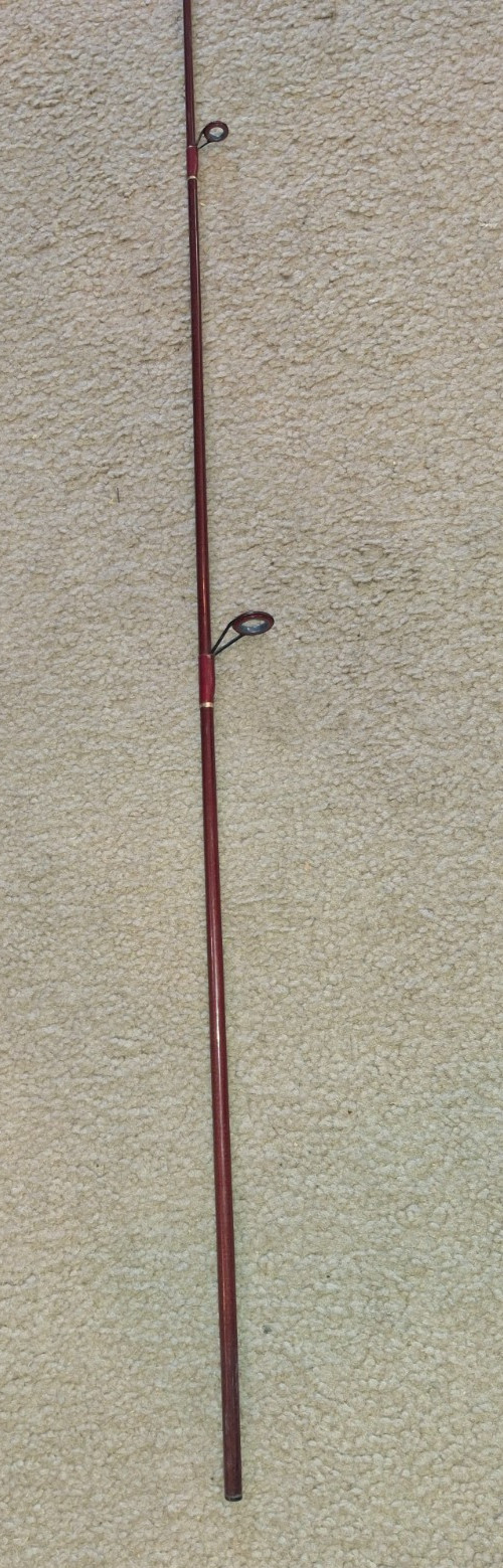 BERKLEY GRAPHITE ( 7 G.C.R.) CHERRYWOOD 2 PIECE FISHING ROD CRC30- 6′ 6″