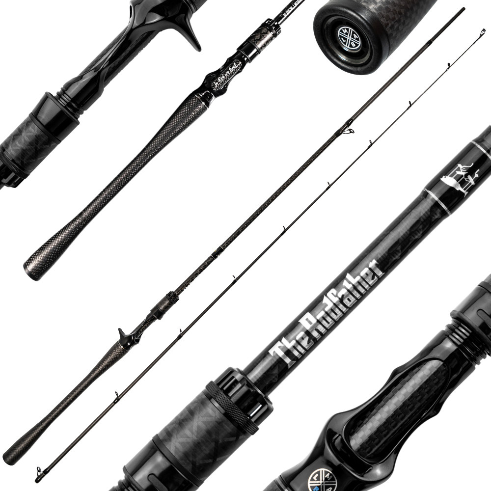 LMAB The Rodfather Casting Fishing Rod, Baitcaster Rod for Spinning Fishing