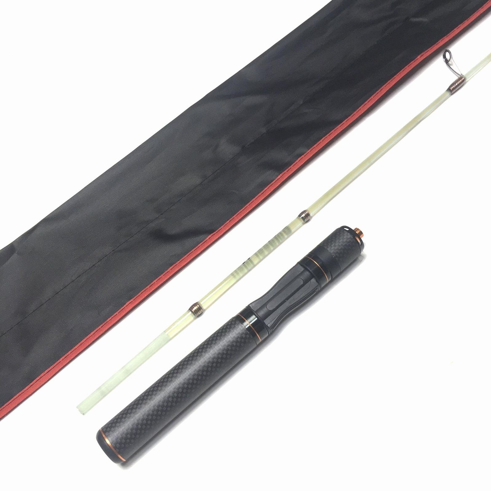 Fiberglass 4.2ft Spin Rod 2-Piece XUL Solid Glass Extra Light Used