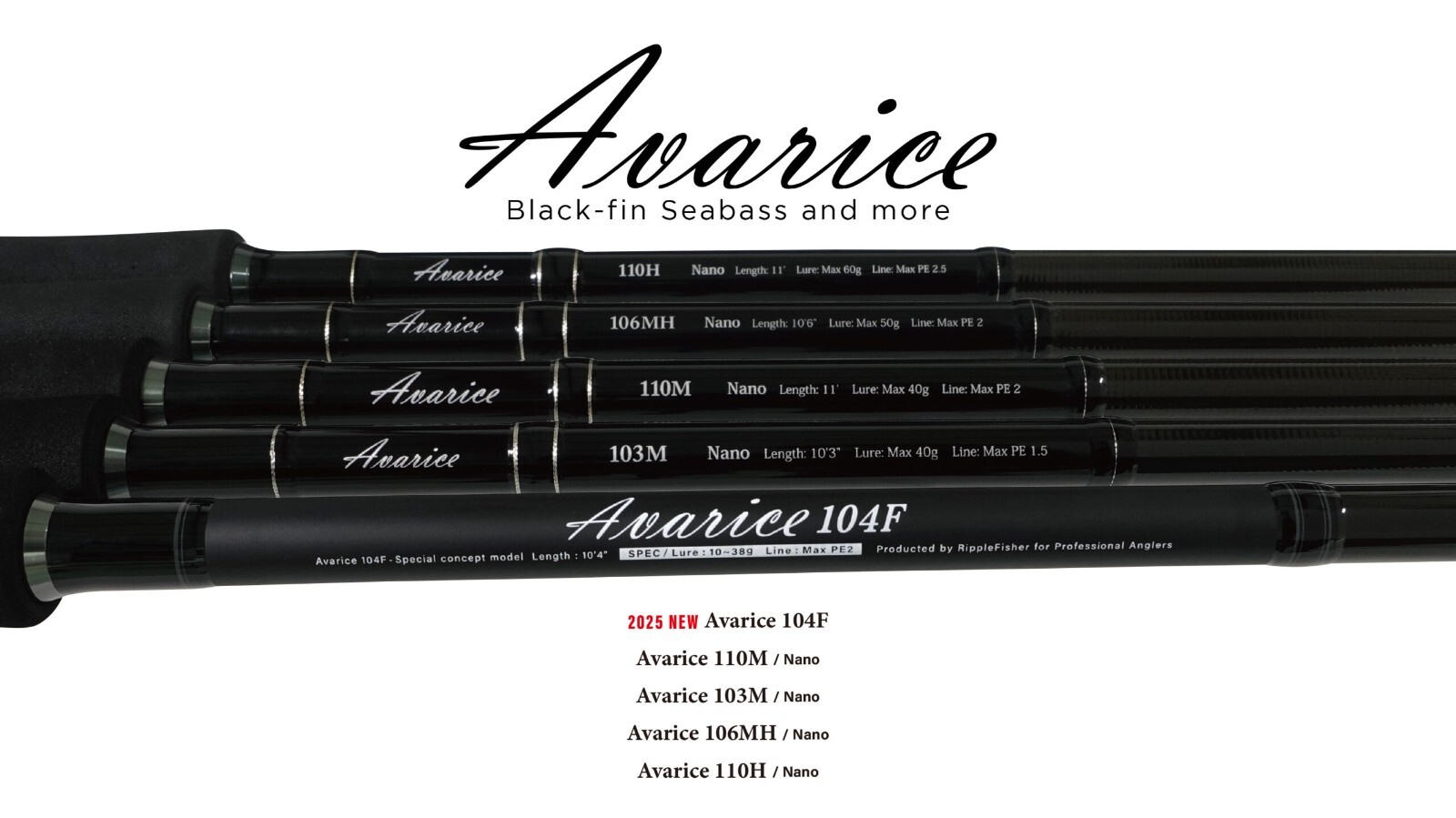 Ripple Fisher Avarice 106MH Nano Shore Game Fishing Rod **US SELLER**