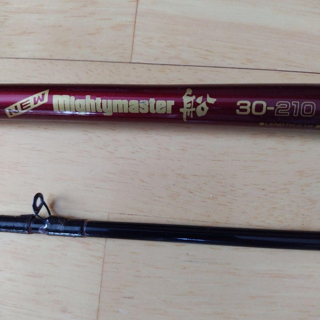 Mightymaster Boat Rod 30-210 210cm with 6 Guides Black/Red Used