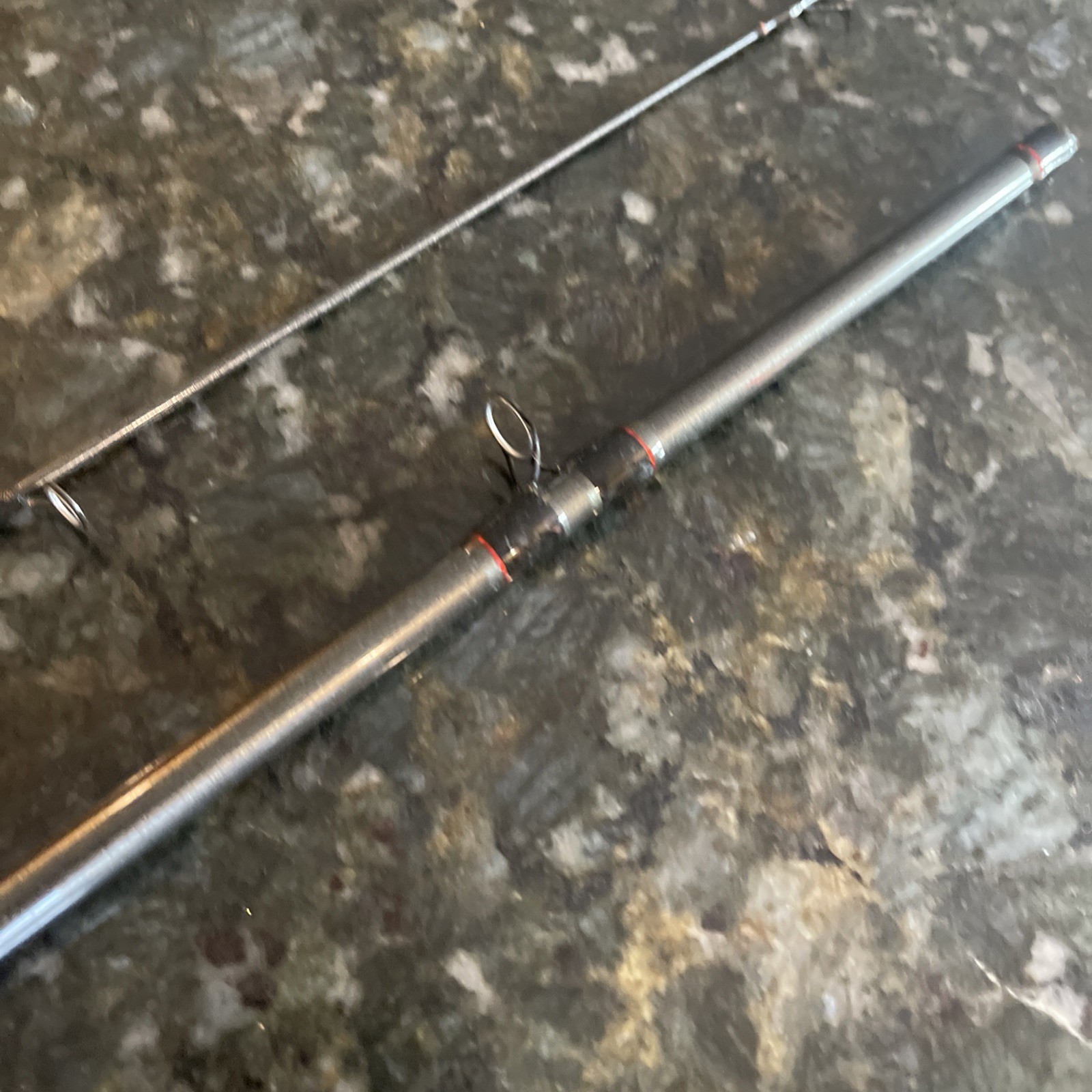 Shakespeare Alpha ALP 60 2M medium 6′ casting rod 6-12 Lb Line 2 Pc Rod