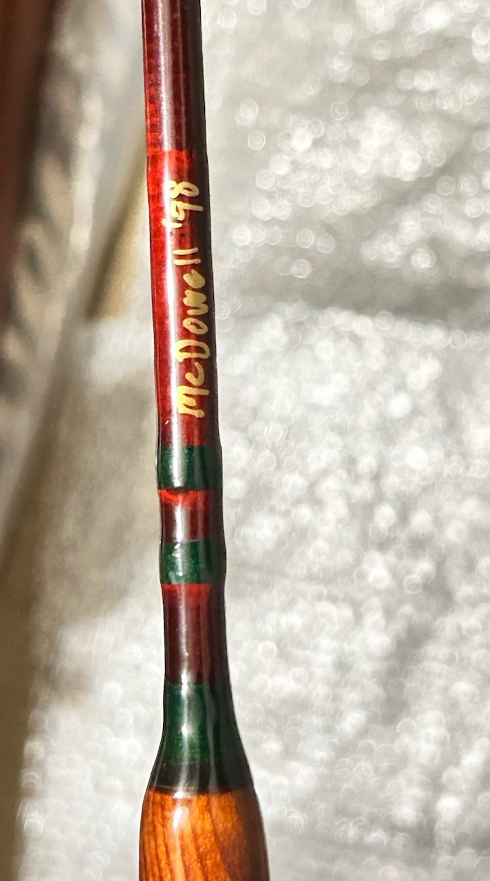 Rare Vintage 1998 Fly Rod McDowell ‘98 Custom Graphite 9’ #6 Line Weight