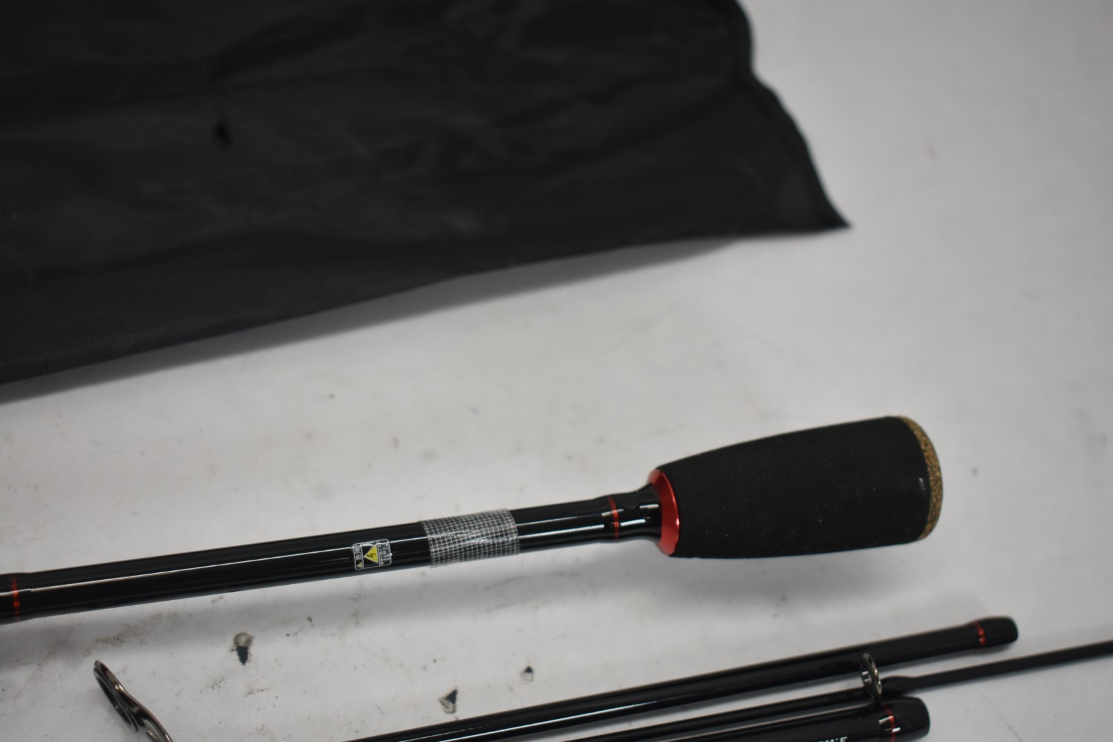 Kastking Brutus Power ML Fishing Rod KRDSPN1BR-62ML4 1.86M Black & Red
