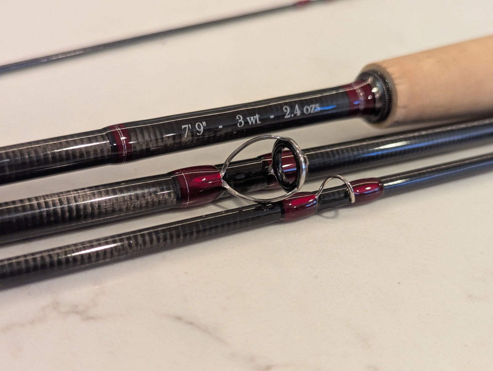 7′ 9″ 3-wt (4 pc) Great small stream dry fly rod