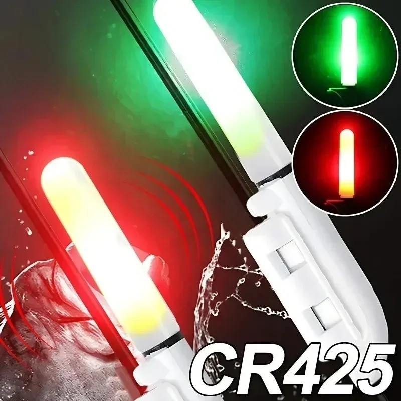 Luz LED Pesca Nocturna Impermeable Caña Electrónica CR425 Flotador