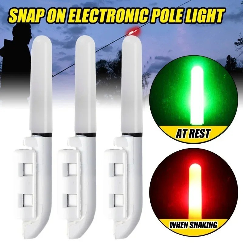 Luz LED Pesca Nocturna Impermeable Caña Electrónica CR425 Flotador