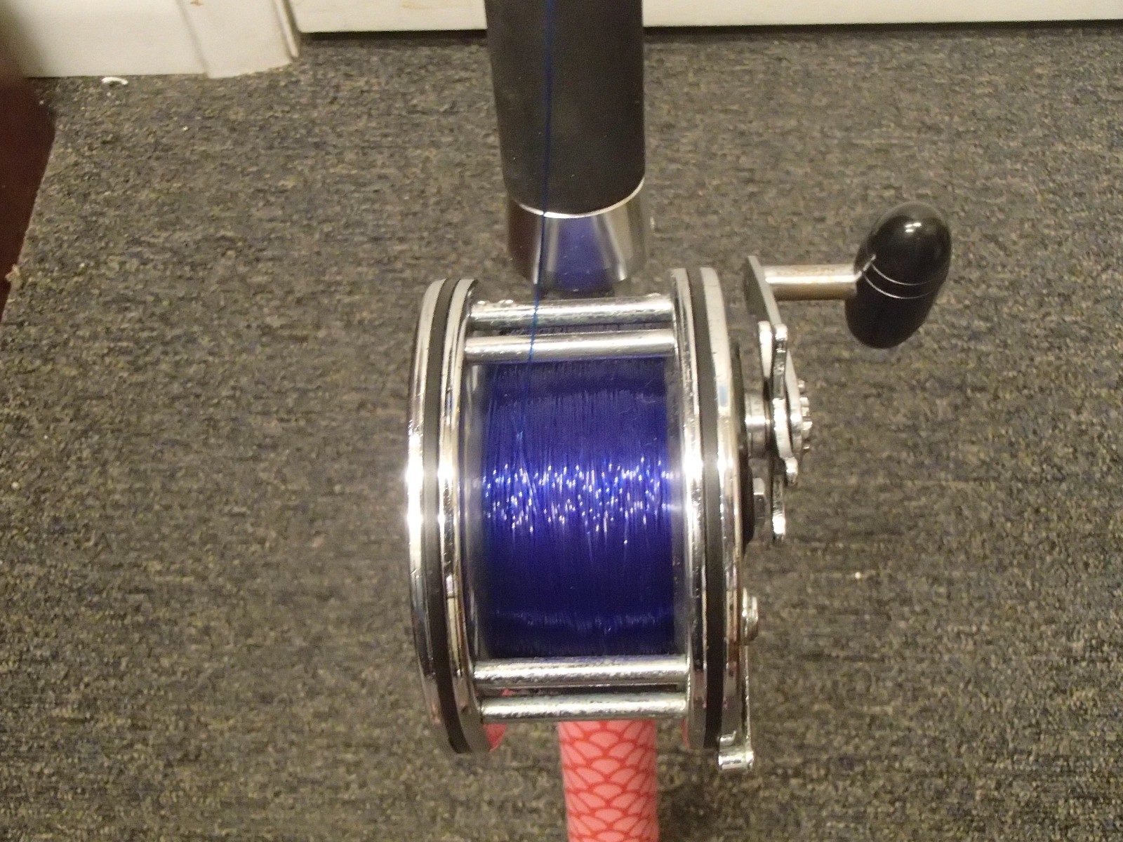 OKIAYA White Marlin Solid Glass 1.80M with Penn No. 49 Super Mariner Reel