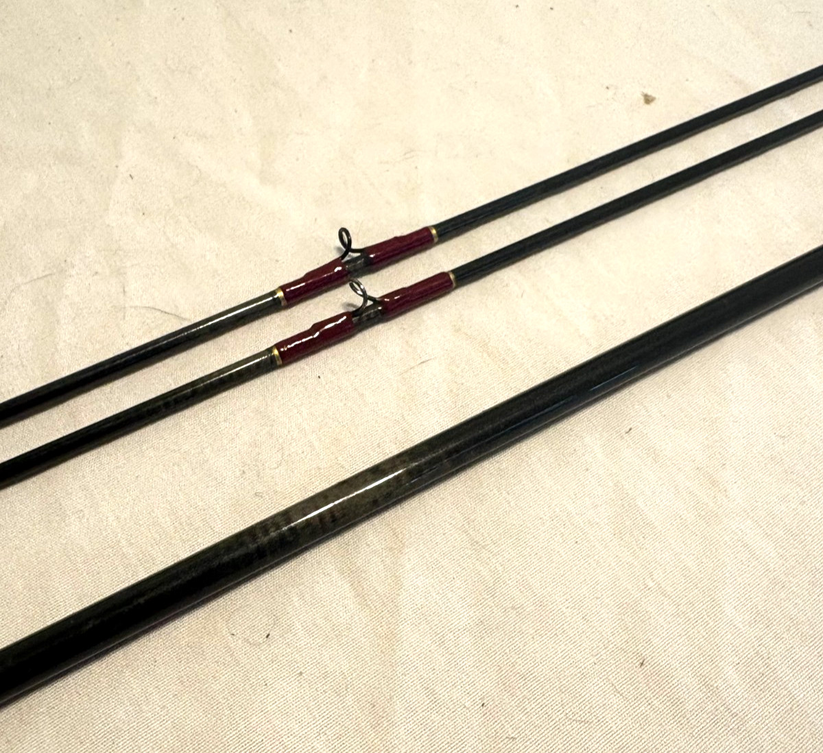 EAGLE CLAW GRANGER GRAPHITE NO. GG 300-8 1/2′ FLY ROD 7-8 ROD WT 3 OZ.2-TIPS