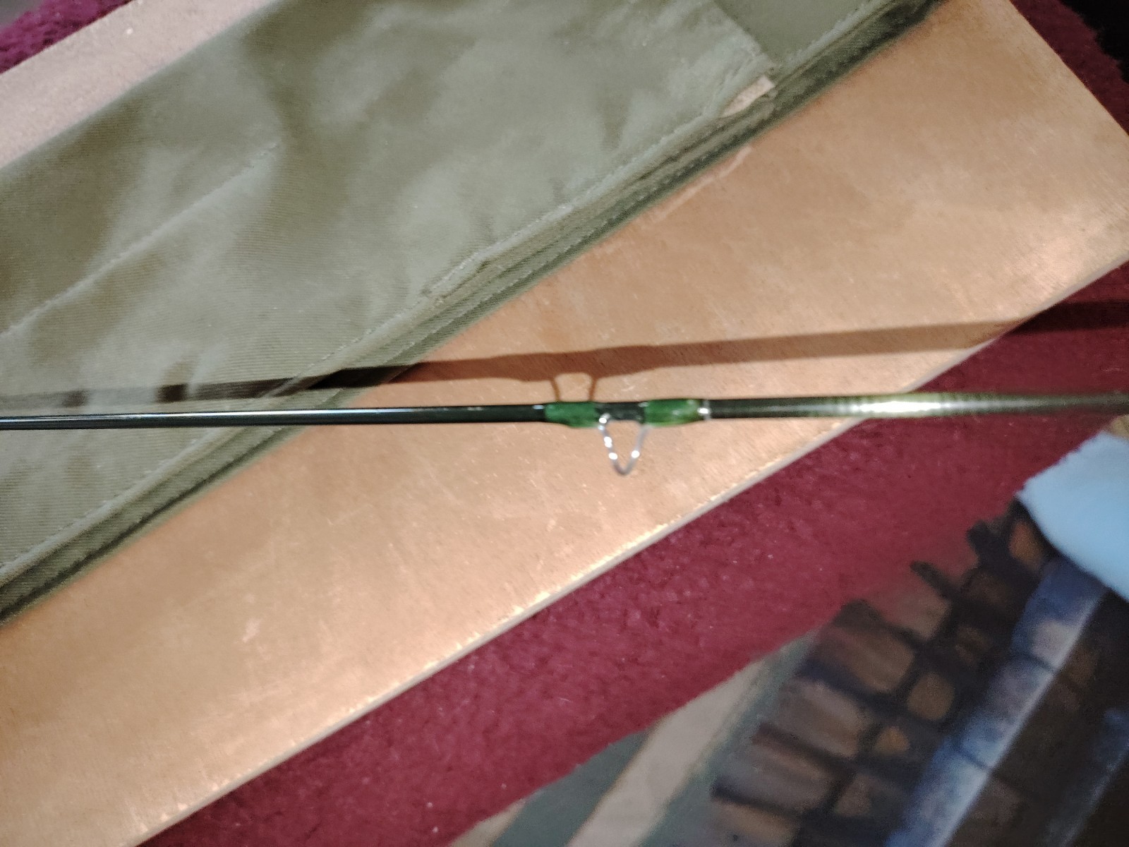 Vintage David Norwich 2 Piece 9’6″ 5/7 Fly Rod + cloth Case MX 400 XL graphite