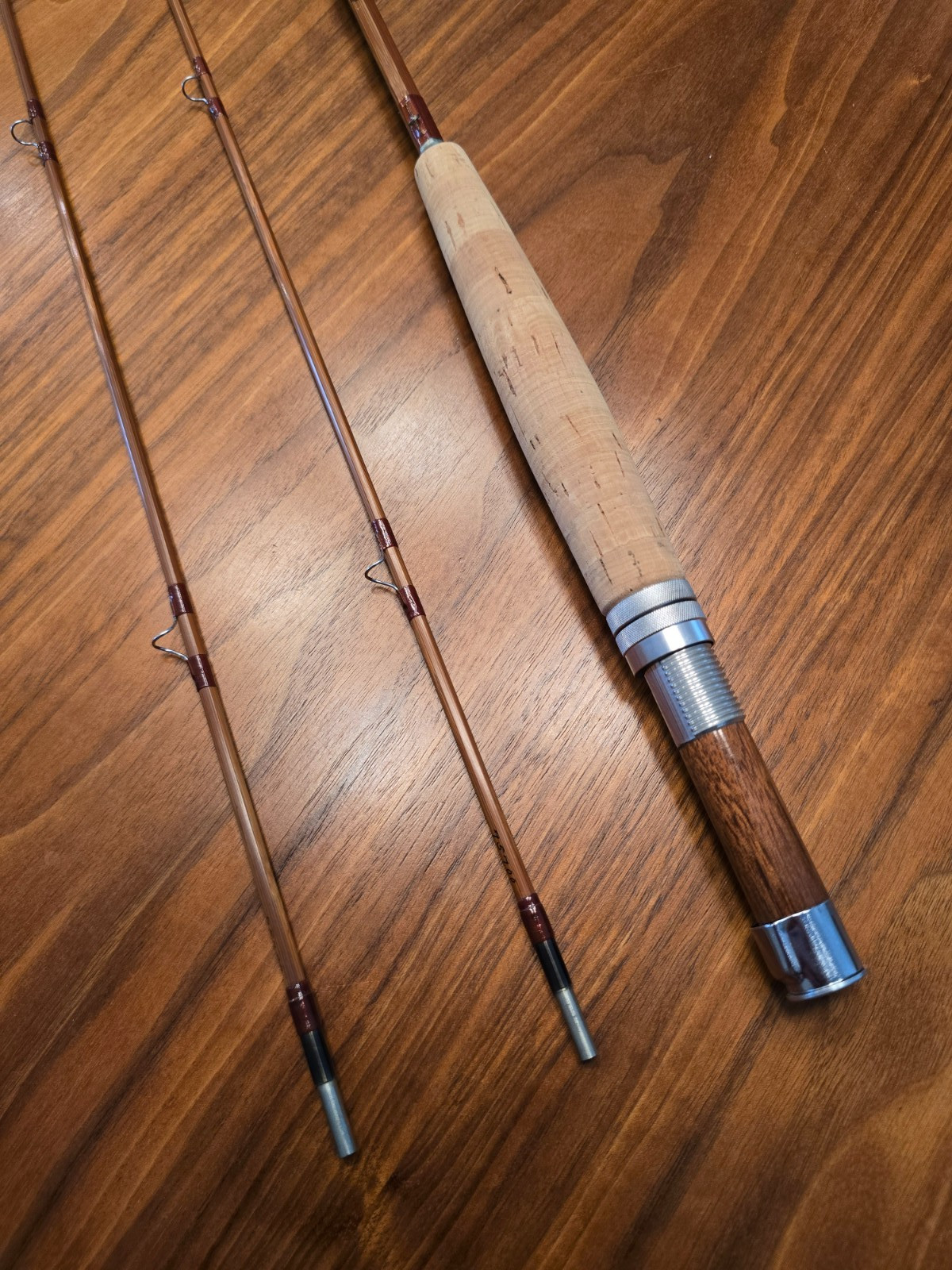 Orvis Impregnated Battenkill Bamboo Fly Rod 7’ – 3 3/8 oz. 6wt. W/ Tube & Sock.