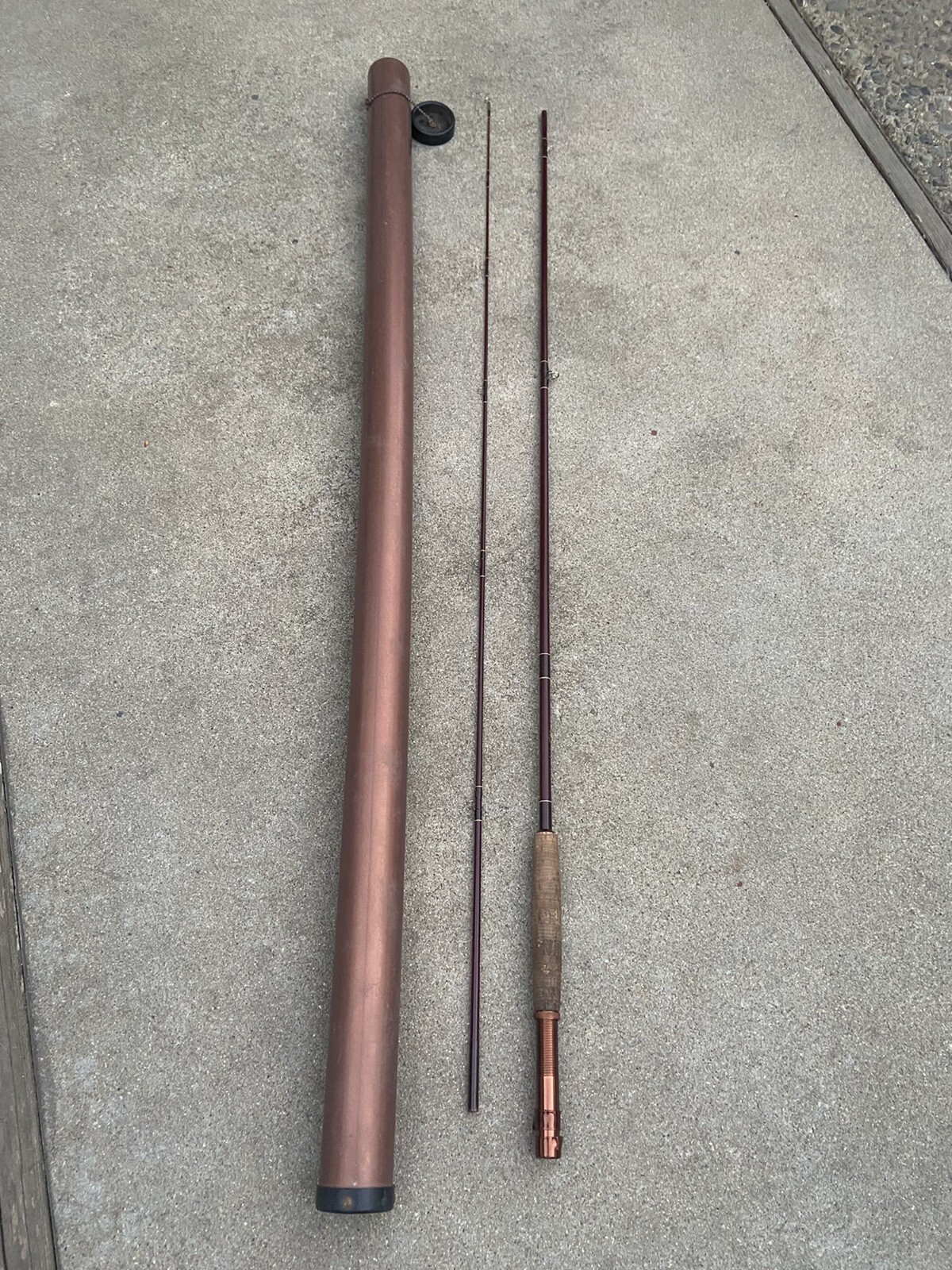 L. L . BEAN Two-Piece Fly Rod, 8′ Long – Graphite Bamboo?