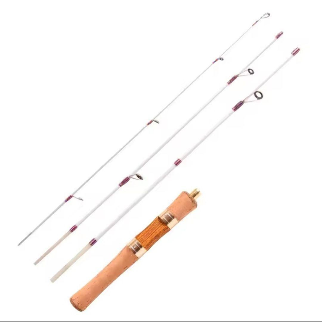Ultra Compact 43cm 4-Piece Ultralight Graphite Spinning Rod, Used