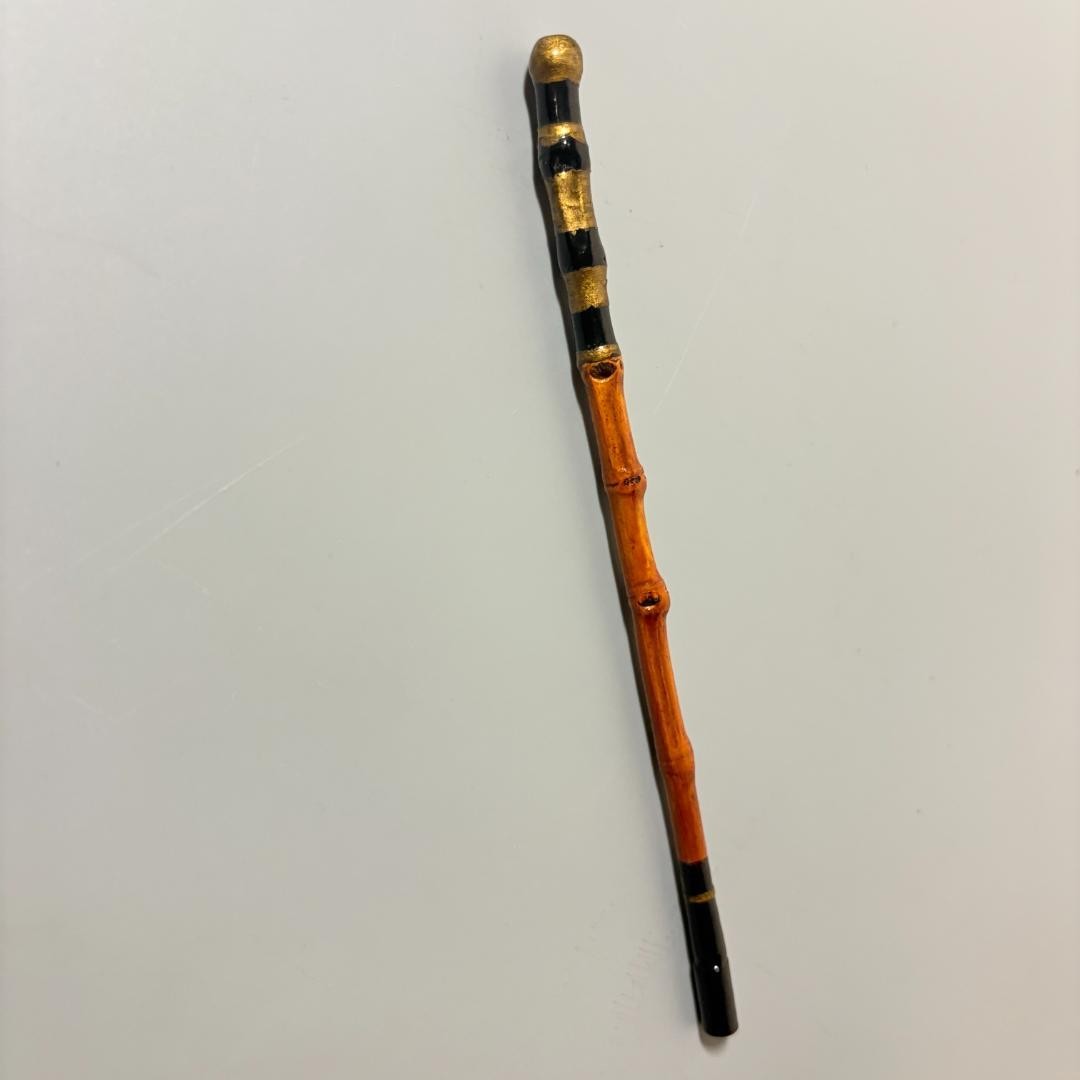 Bamboo Japanese Takano Rod 3-Piece 50cm Accessory Model for Fishing Used