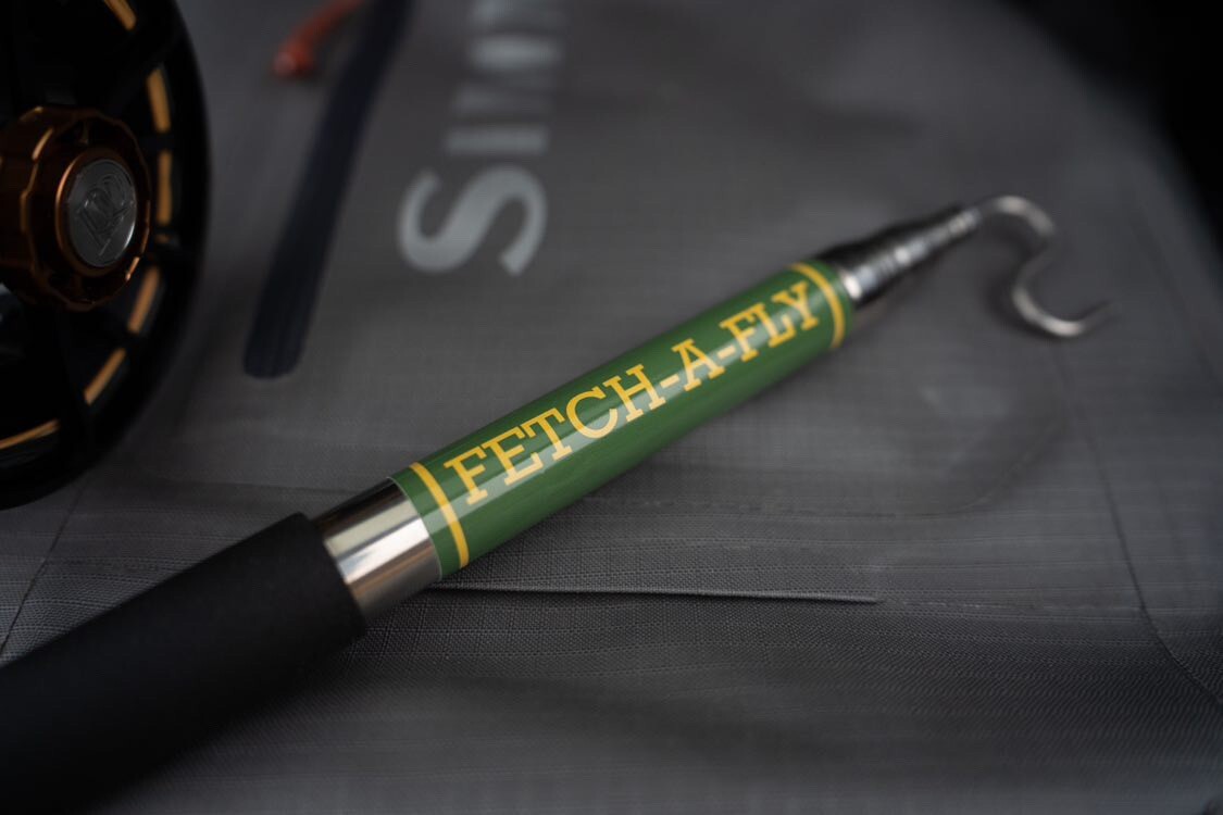 Fetch-A-Fly: Stainless steel, telescopic pole for retrieving flies