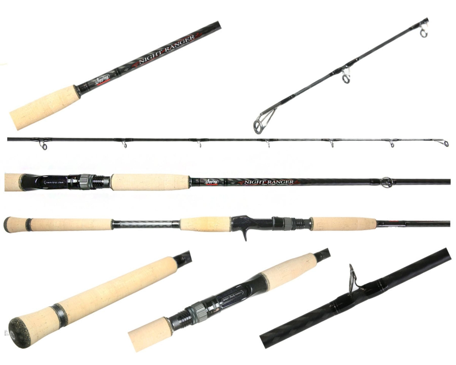 Jigging World Night Ranger Spinning Rods