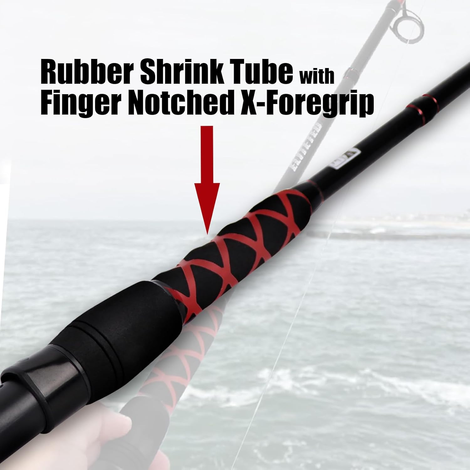 Surf Spinning Fishing Rod 2-Piece/3-Piece/4-Piece Carbon Fiber Travel Fishing Ro