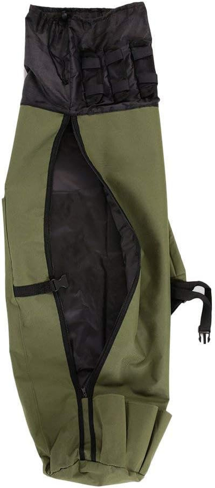 Durable Canvas Fishing Rod & Reel Organizer Bag Travel Carry Case Bag- Holds 5 P