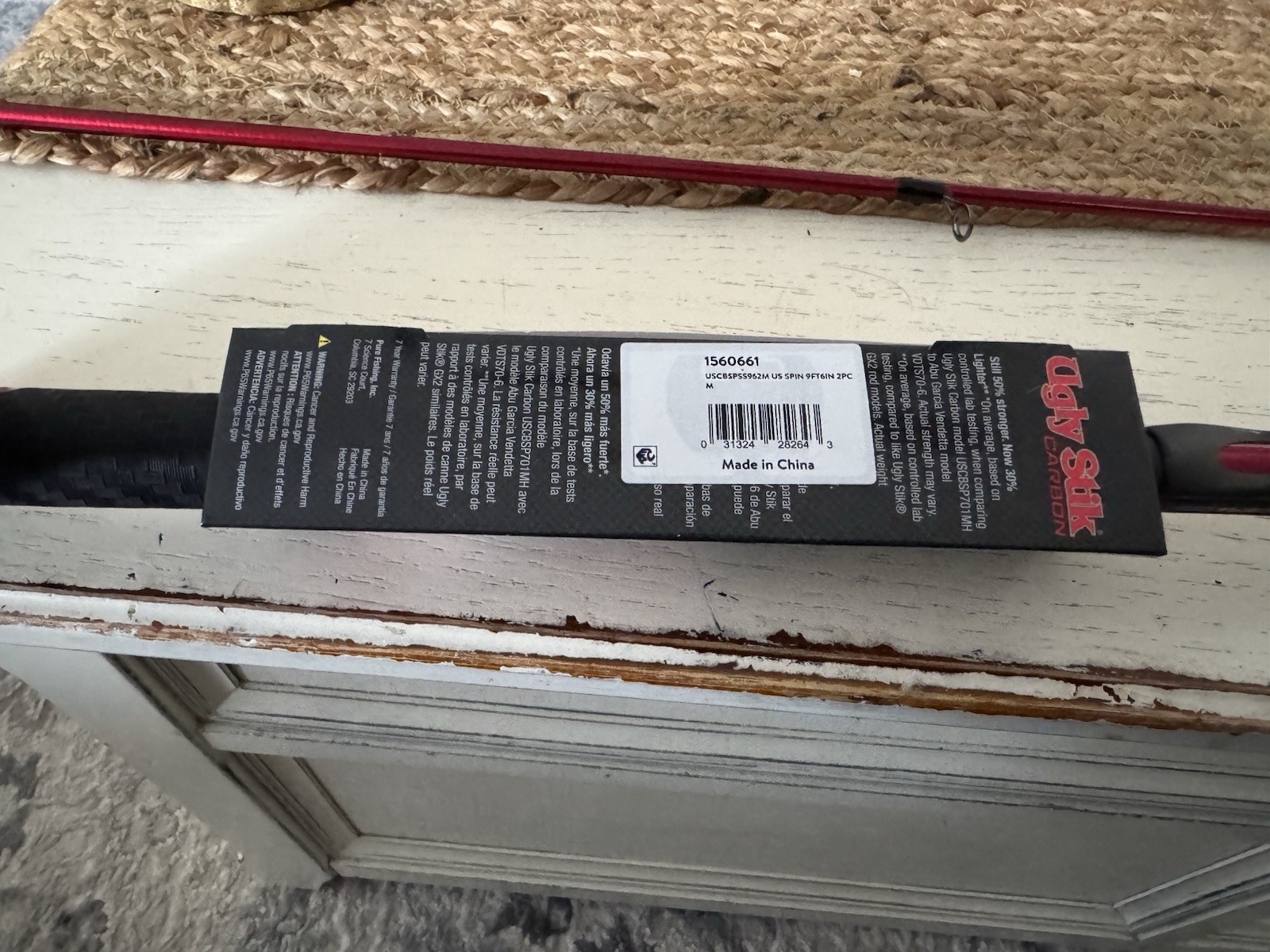 Ugly Stik Carbon Fuji 8’6 Rod Brand New Never Used