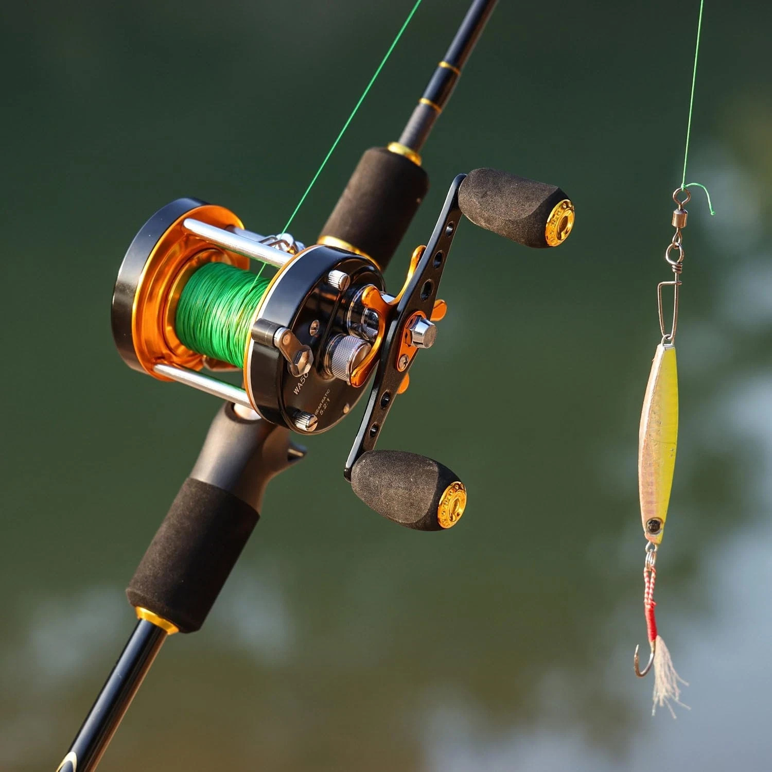 Slow Pitch Jigging Rod, 40 Ton Carbon 1.7m/5.6ft, 1.7m/5.6ft