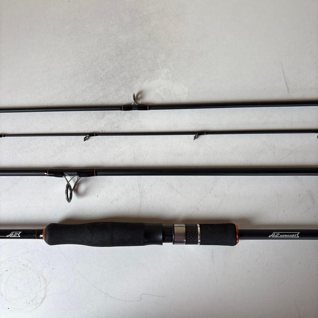 Mobility Cast 160M Bass Fishing Rod Carbon 160cm Rubber Grip Used