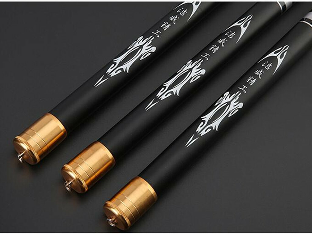 Fishing Rod Carbon Fiber Telescopic Fishing Pole Stream Hand Rod 3.6M-6.3M Carp