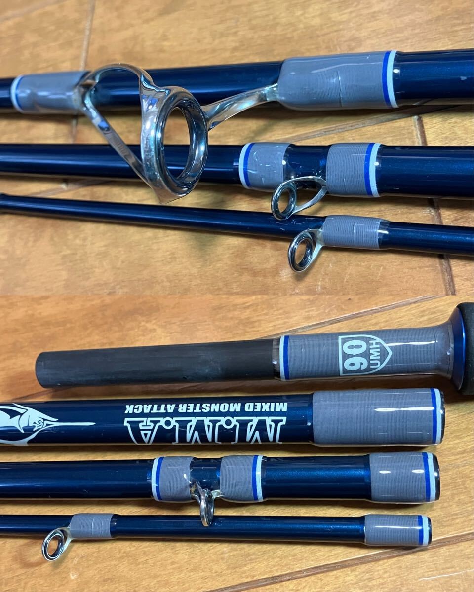 TULALA M.M.A United 90MH 4-Piece Pack Spinning Rod Used Pack Rod JDM