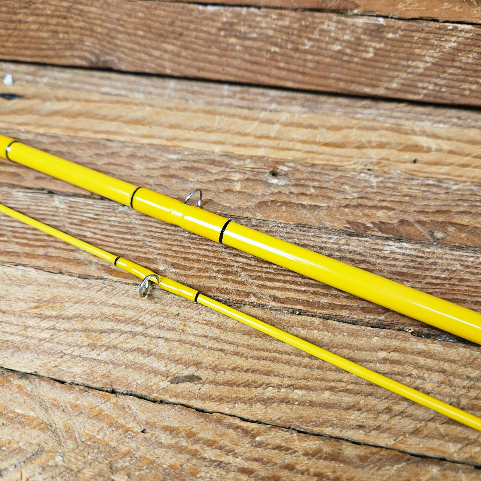 New Vintage Eagle Claw Feather Light 6′ 6″ Fly Rod FL 300-66 Wright & McGill Co