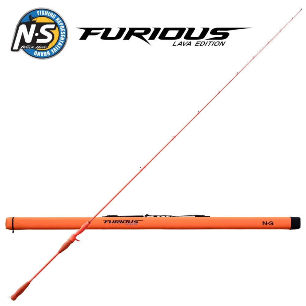 NS BLACK HOLE Rubber Jigging Torzite Quides Rod FURIOUS LAVA Edition B-621 RLS