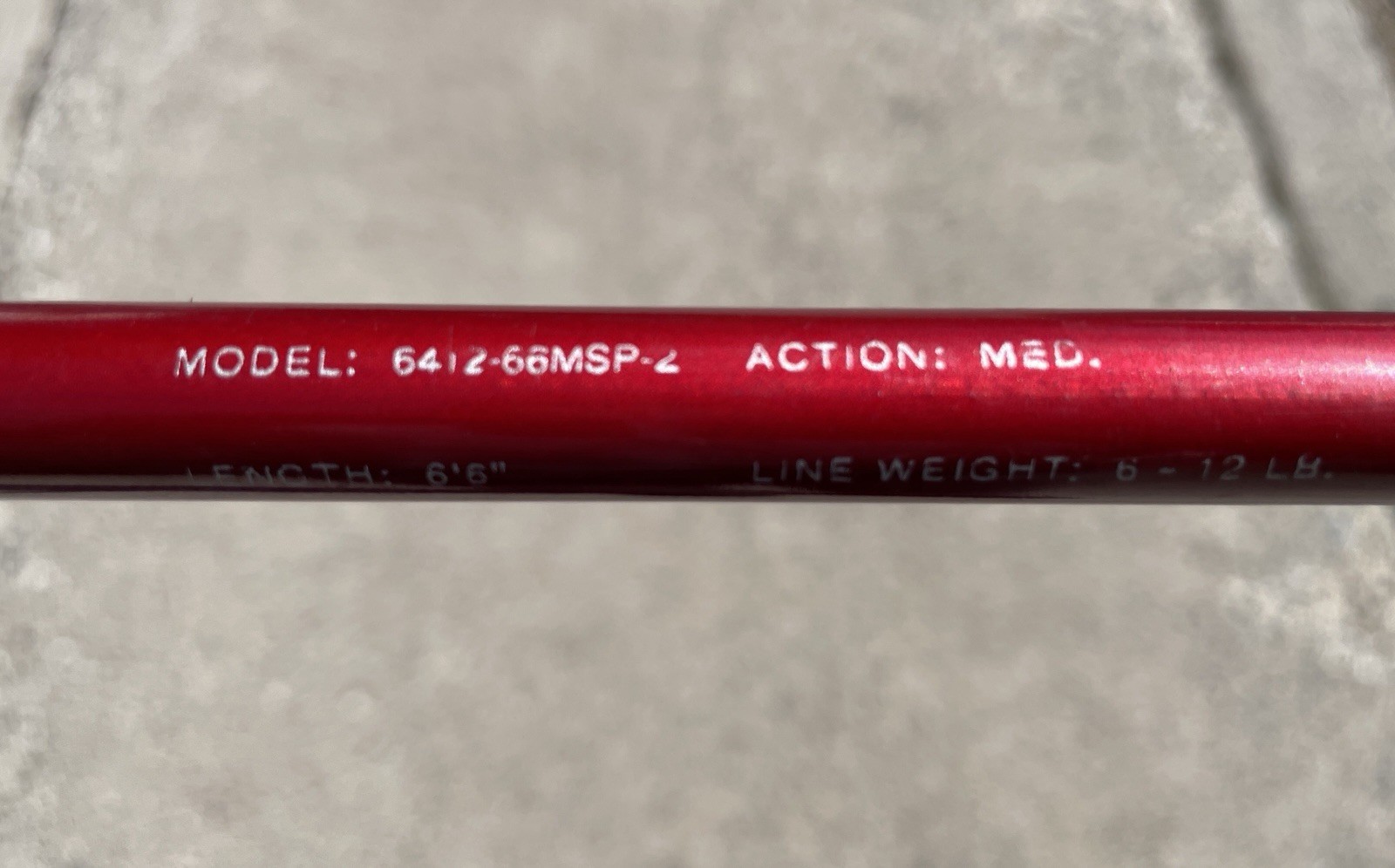 Invincible Custom 6412-66MPS-2 Medium Action 2-pc 6’ 6” Spinning Fishing Rod
