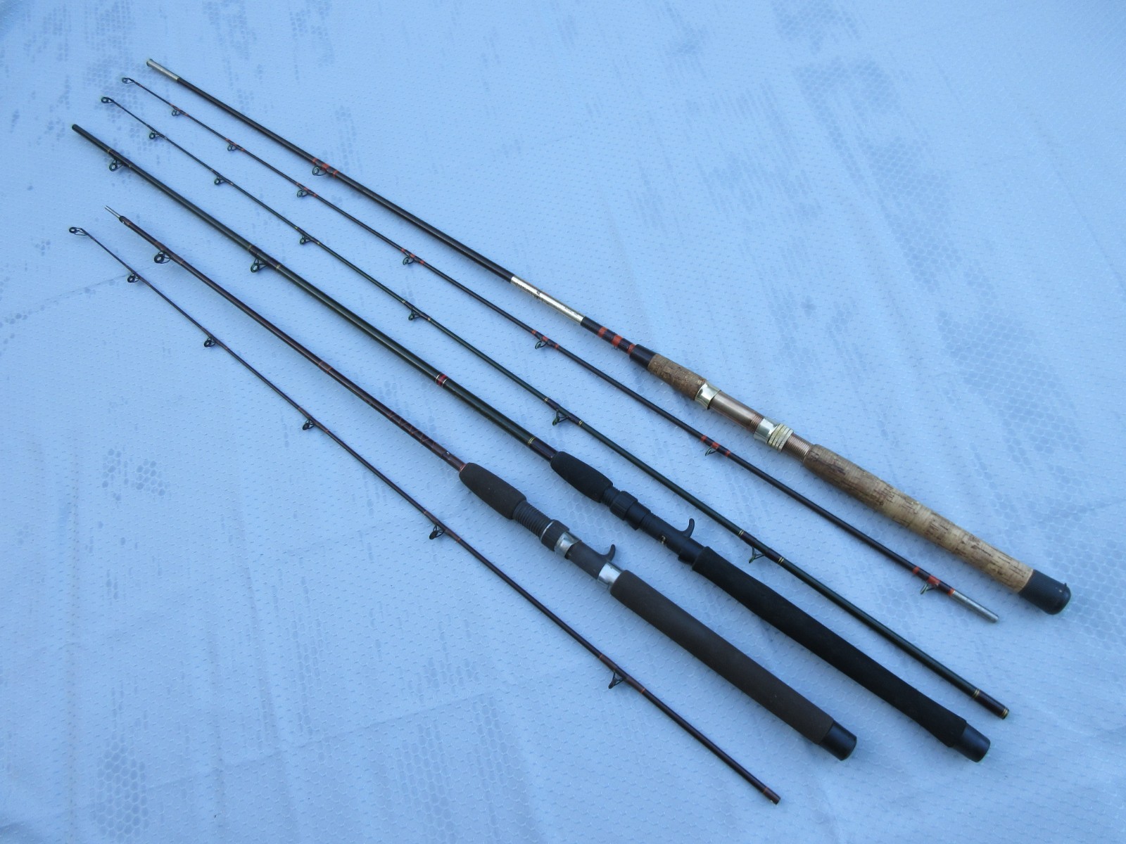 3 Casting Rods Fishing Rods Kunnan and Kodiak