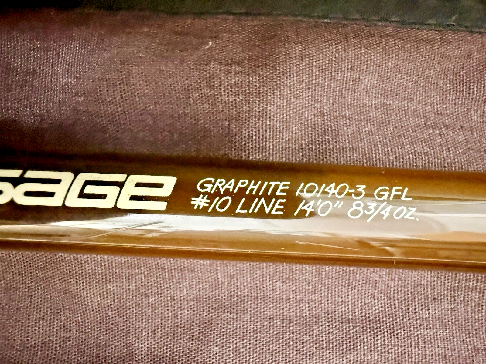 14 Foot SAGE GFL Graphite DH Salmon 3 Piece # 10 Spey Fly Rod & Travel Tube