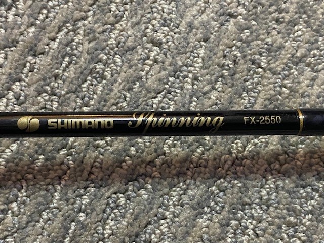 Vintage Shimano Spinning FX-2250 2 Pc 5’6″ Spinning Rod 2-6 lb Line Korea